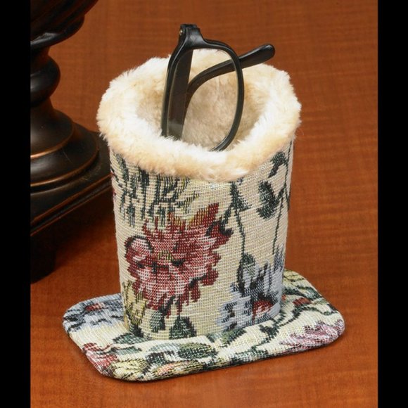 Accessories - Eyeglass Holder Tapestry  Soft, fleecy inside, elegant outside!